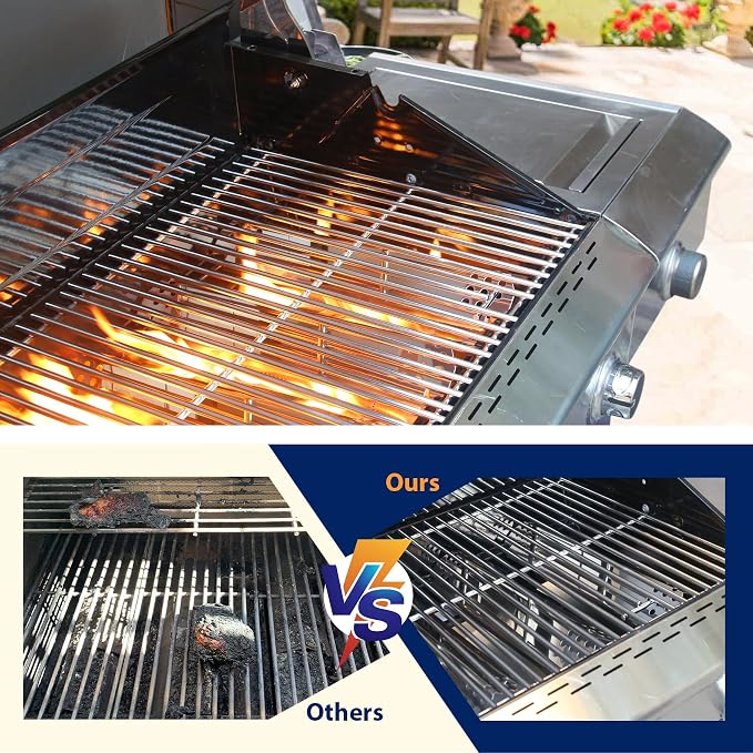Stainless Cooking Grate, Heat Shield and Burner Kit - Image 7