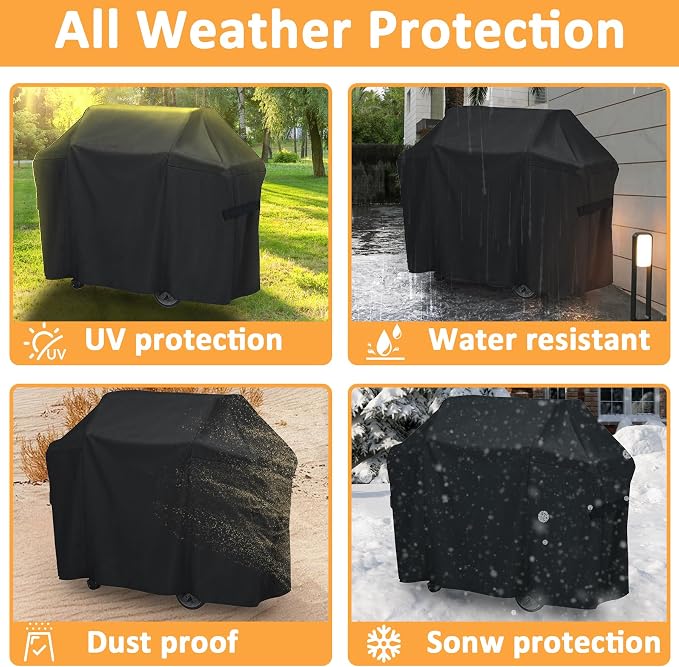 7130 Grill Cover for Weber Genesis 300 & II 300 Series Gas Grill, Waterproof - Image 7