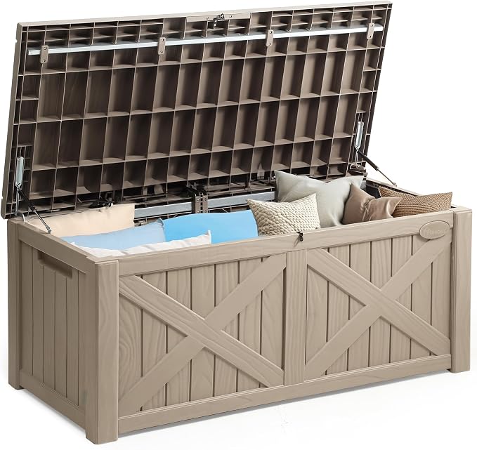 YITAHOME 120 Gallon Large Outdoor Storage Box by YITAHOME