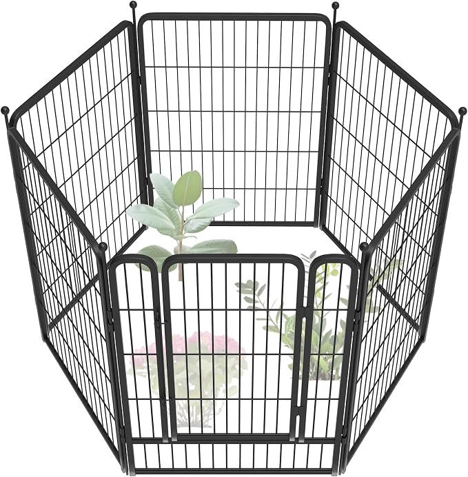 FXW Garden Fence Outdoor for The Yard – 40in x 13.6ft Heavy Duty Metal Animal by FXW