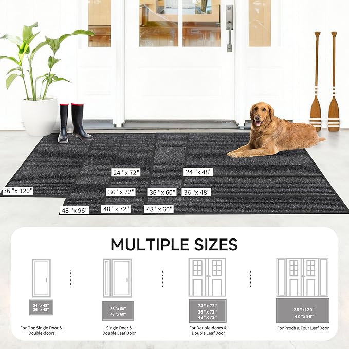 Front Door Mat, Heavy Duty Indoor Outdoor Doormat - Image 8