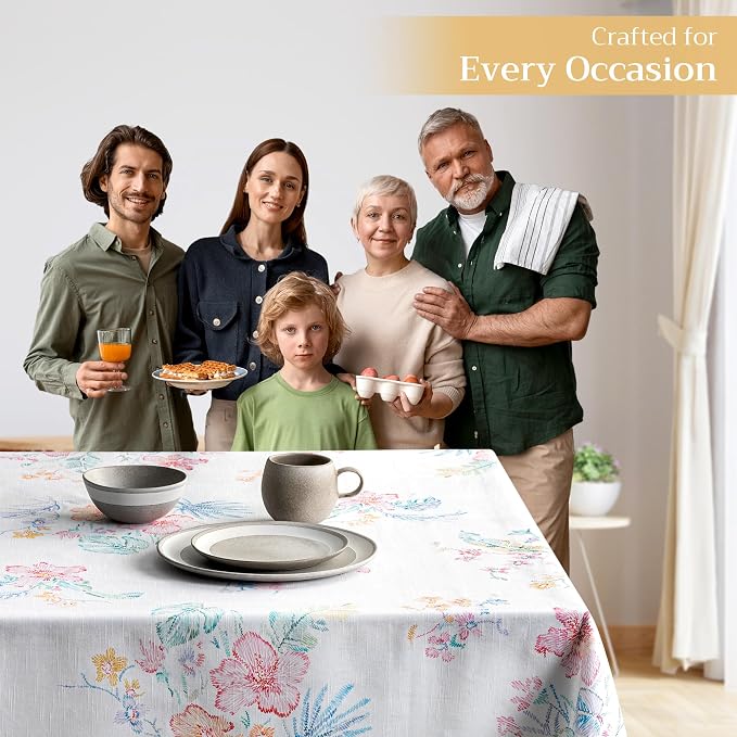 Maison d' Hermine Table Cloth Rectangle Table 100% Cotton 54 x 72 Inches - Image 5