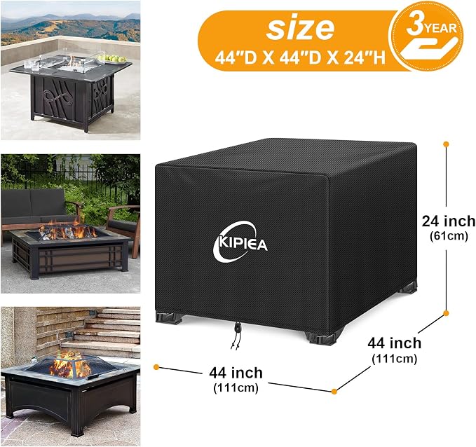 Kipiea Square Fire Pit Cover - Image 2