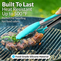 Stainless Steel Grilling Tongs with Silicone Tips, 9 and 12 Inch Sizes