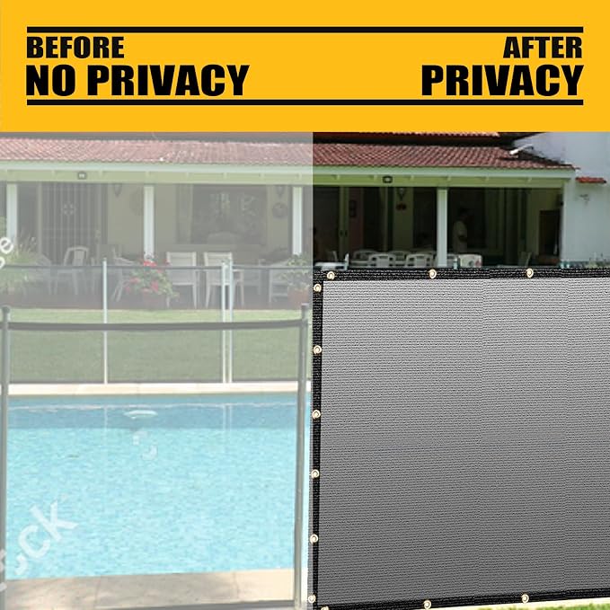 Customized 8' x 157' Gray Fence Privacy Screen, - Image 4