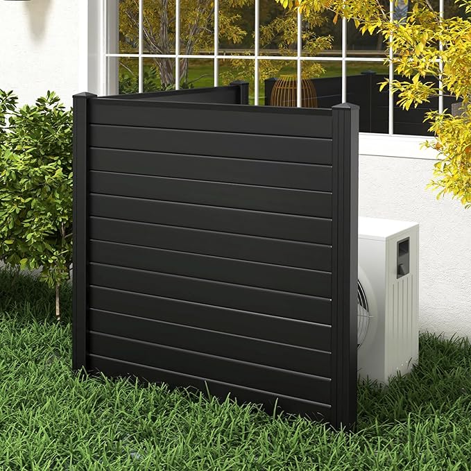 Giantex 2 Panels Outdoor Privacy Screen, Trash Can Enclosure by Giantex