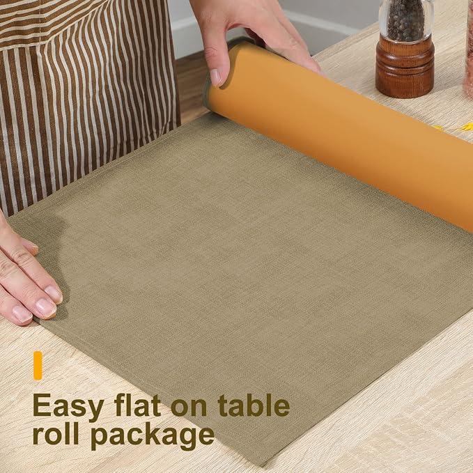 Wipeable Table Runner, Thick Farmhouse Dresser Runner, Rustic - Image 7
