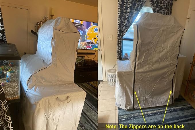 ZJYWSCH Grill Cover for Pit Boss Platinum Lockhart PB2180LK Wood Pellet Grill - Image 8