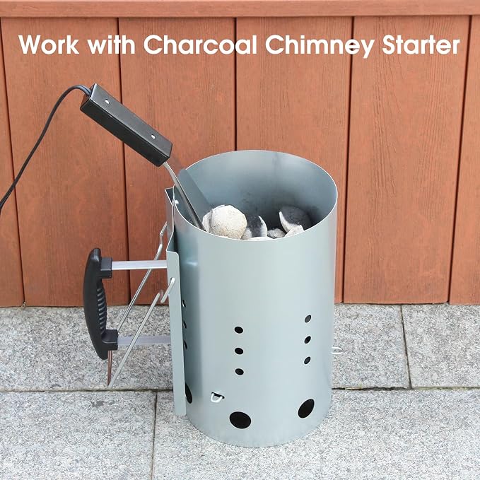 700W Electric Charcoal Starter for BBQ Grill Smoker Fireplace, Stove - Image 5