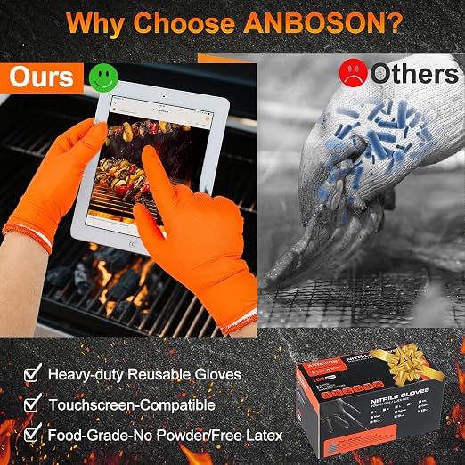 BBQ Gloves for Grilling Disposable Heat Resistant - Image 6