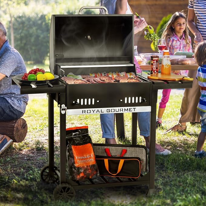 Royal Gourmet CD1824ET Movable Charcoal BBQ Grill - Image 10