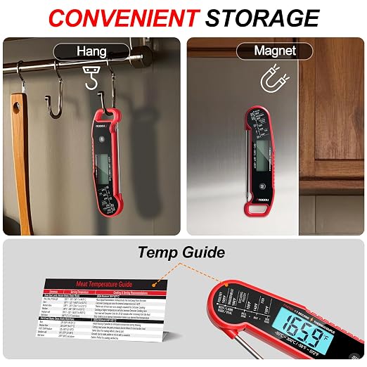 Atogou Professional Food & Meat Thermometer, 1 Sec Instant Read & ±0.5℉ Accuracy - Image 7