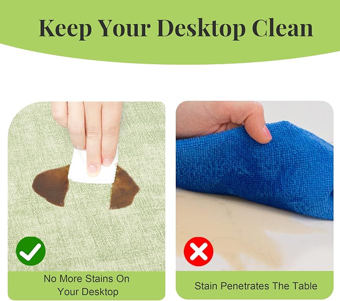 13-Inch Faux Leather Round Placemats Set of 6, Waterproof Anti-Slip Dual Sided - Image 5