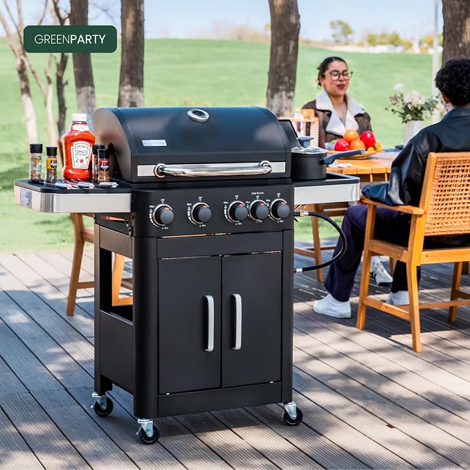2 in 1 Propane Gas BBQ Grill - Image 10