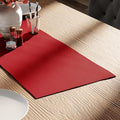 Encasa XO Table Runner 13"x36" Long | Cotton Canvas Fabric | Deep Red Solid by EncasaXO