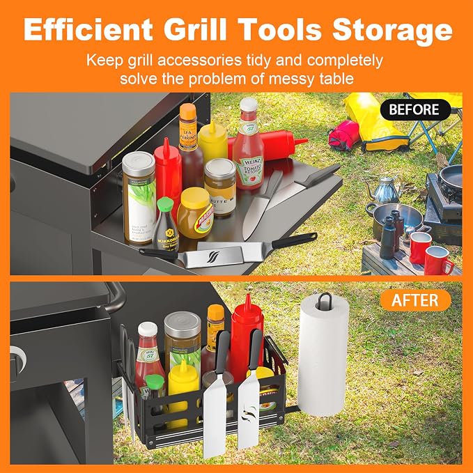 Griddle Caddy for Blackstone Griddles 28"/36"/Prep Cart, BBQ Grill Storage - Image 5