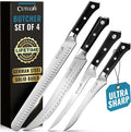 Cutluxe Butcher Knife Set – BBQ Brisket, Boning & Fillet knives by Cutluxe
