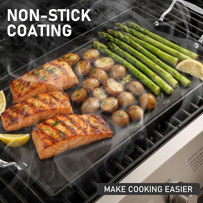 Utheer Upgraded Nonstick Cast Iron Griddle - Image 5