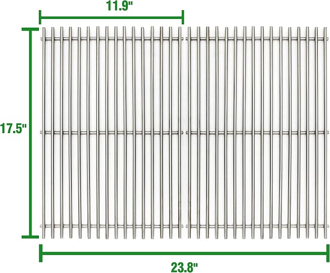 17.5" Stainless Steel 7639 Gas Grill Grates - Image 2