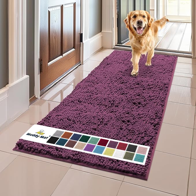 Muddy Mat® | Super Absorbent Door Mat Indoor, Microfiber Quick Dry Chenille by MuddyMat%C2%AE