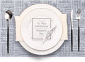 Placemats Set of 8, Plastic Vinyl 18" x 12" Place Mats by PandaPalm