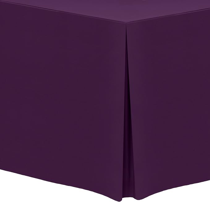 Ultimate Textile -3 Pack- 5 ft. Fitted Polyester Tablecloth by UltimateTextile
