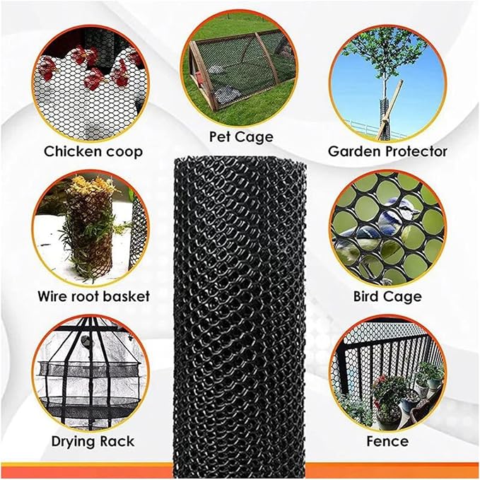 39.3IN x 65.6FT Garden Plastic Wire Mesh Fencing - Image 7