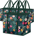 BALEINE 3Pk Reusable Grocery Bags, Foldable Shopping Bags by BALEINE