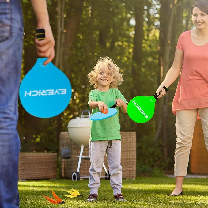 EVERICH TOY Paddle Ball Set – Indoor & Outdoor Racket Game - Image 8