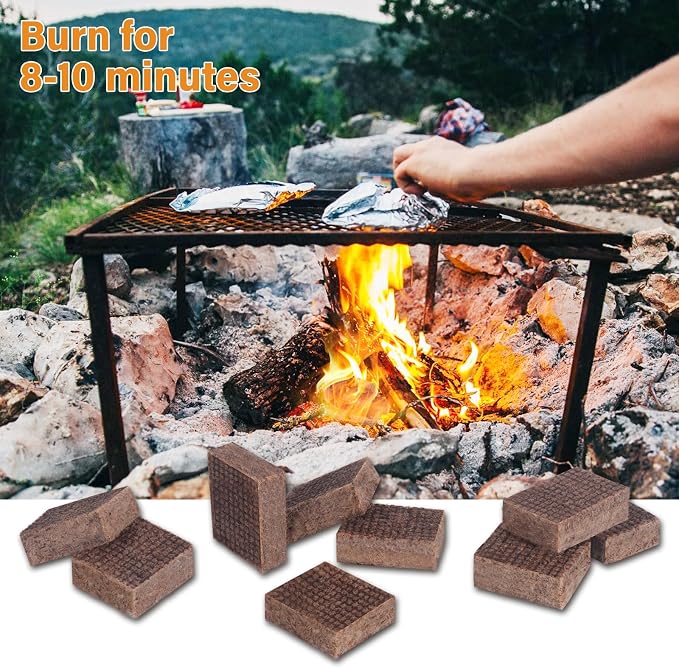 HGD Fire Starter, 160 Mini Square, Natural Fire Starters - Image 4
