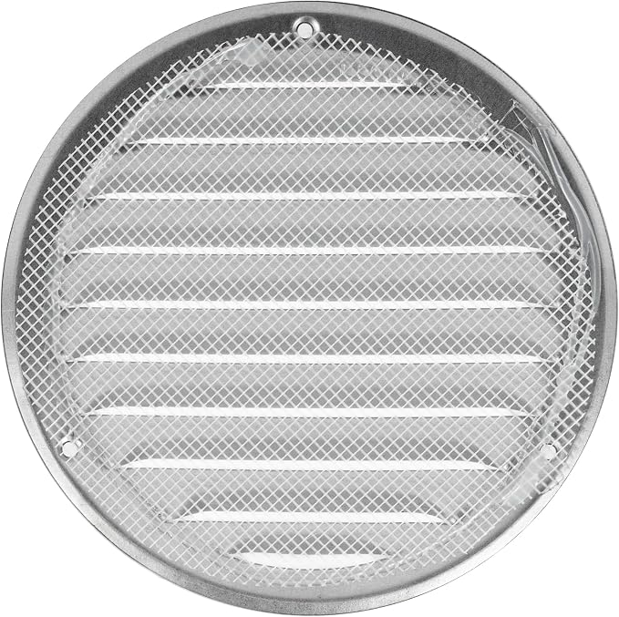 Repa Market 5 Inch Round Air Vent Cover/Galvanized Steel Louvered Grill Cover - Image 8