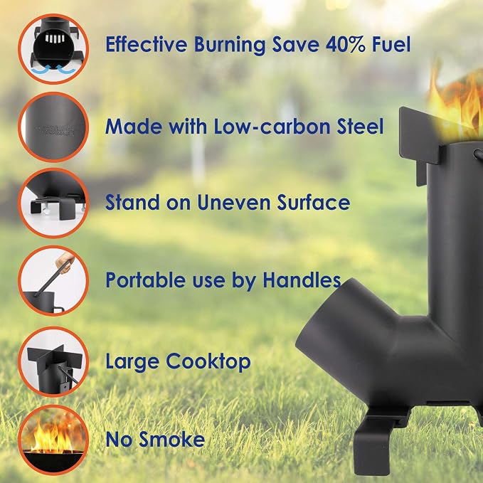 Camping Rocket Stove by StarBlue - Image 2