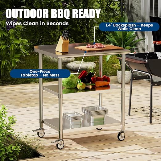 Stainless Steel Work Table - Image 7