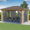 HolidayIdeas Outdoor Patio Curtains Waterproof by HolidayIdeas