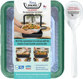 Fancy Panz - Green Classic Aluminum Foil Pan Carrier - Elevated Food Serving by FancyPanz