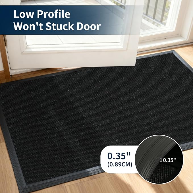 2' X 24' Commercial Outdoor Doormats Customized Sizes, Thick Heavy Duty Rubber - Image 5