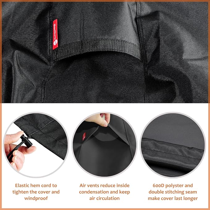 SheeChung Fire Pit Cover for Solo Stove Bonfire Outdoor Smokeless Firepit-Small - Image 4