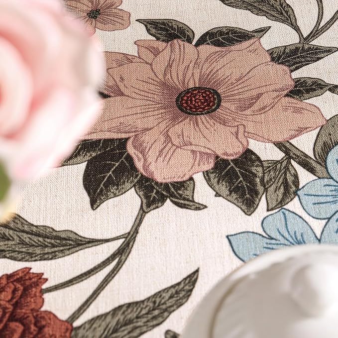 French Linen Tablecloth for Rectangle Table, Home Decor Table Cover for Kitchen - Image 9