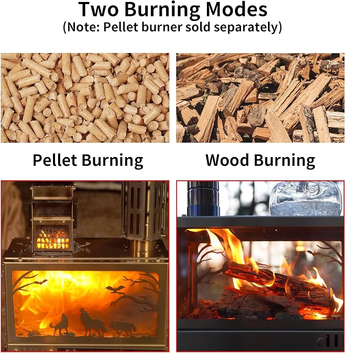 Heavy Duty M8 Wood Burning Stove - Image 2