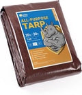 GUARD SHIELD Brown/Green Tarp 20x30 Feet Medium Duty Outdoor Waterproof Multi by GUARDSHIELD