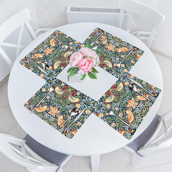 William Morris Strawberry Thief Placemats - Image 7
