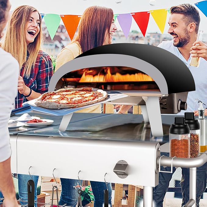 Pizza Oven Table Grill Cart - Image 2