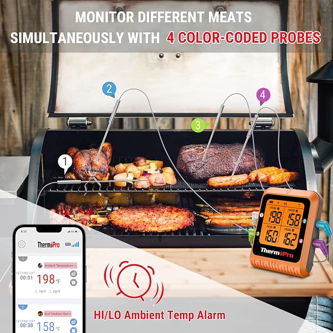 ThermoPro 650 ft Bluetooth Meat Thermometer - Image 3