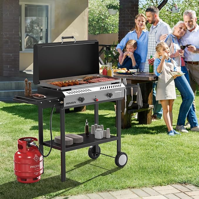 ROVSUN 2 Burner Outdoor Propane Gas Stove - Image 7