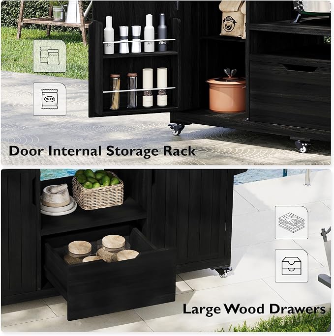 66.5" Outdoor Kitchen Island - Image 4