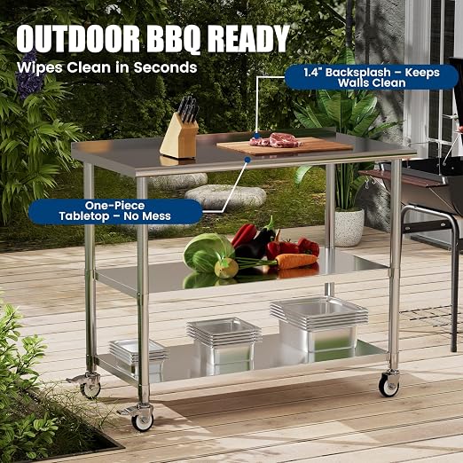 Stainless Steel Work Table - Image 7