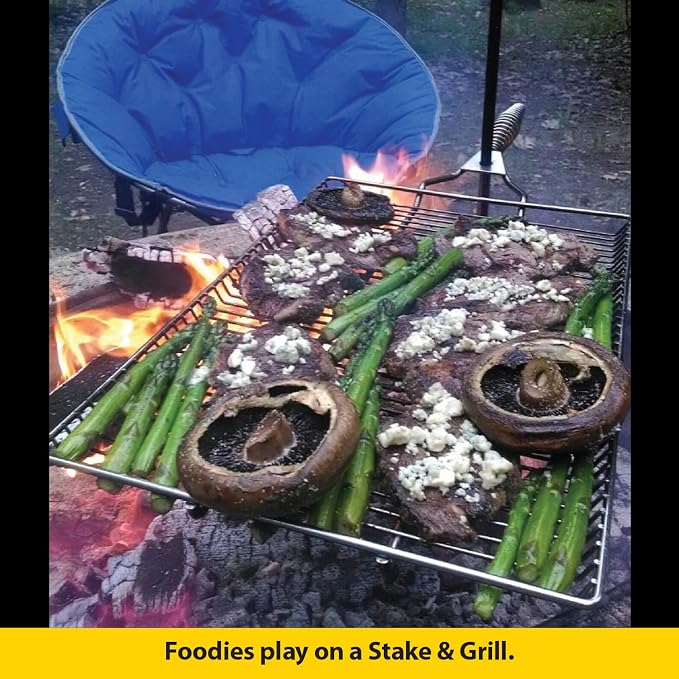 Stromberg Carlson Campfire Grill Grate – Stake & Grill - Image 5
