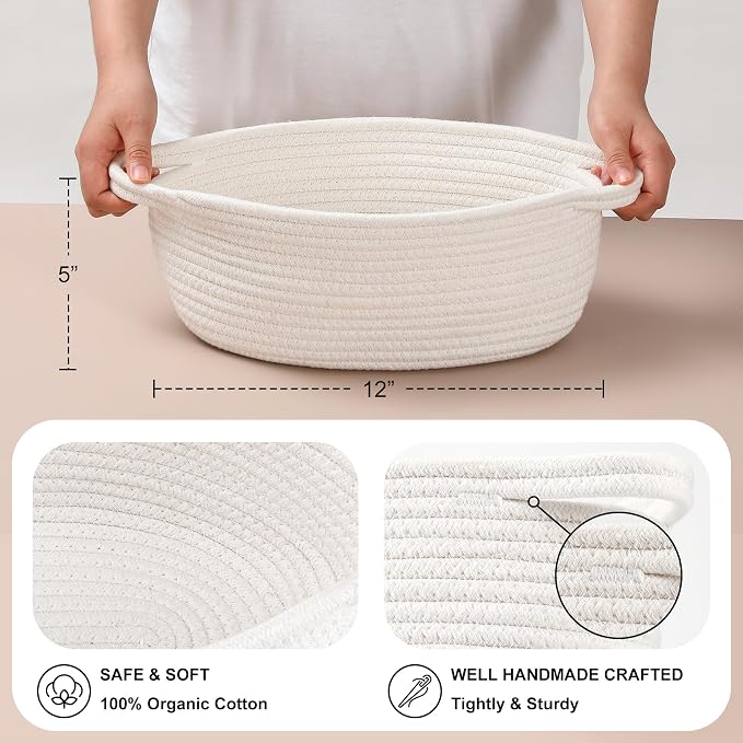 8 Pack Small Woven Basket with Gift Bags and Ribbons, All 12"x 8"x 5", Empty - Image 6