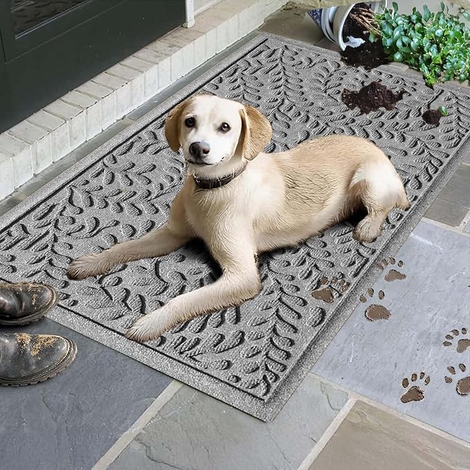 WaterHog Indoor/Outdoor Door Mat, Durable & Skid-Resistant Front Door Rug - Image 2