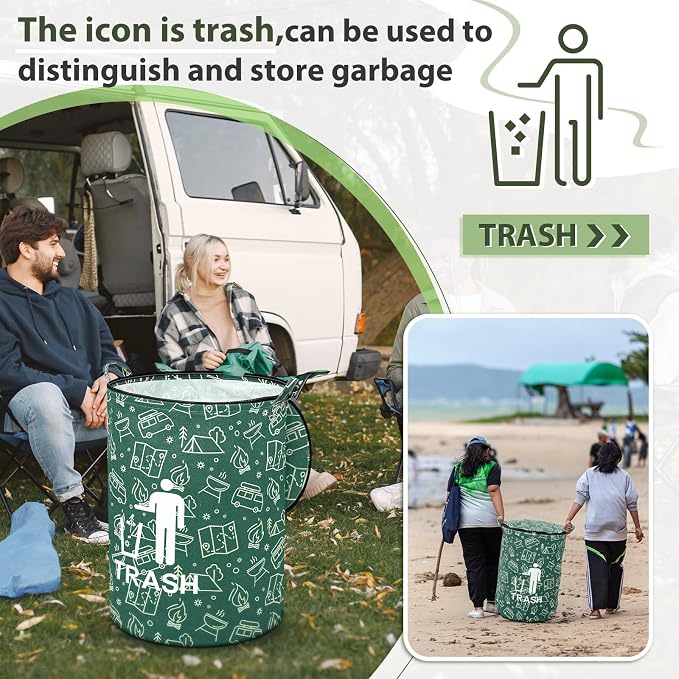 1 Pack Collapsible Trash Can Camping - Image 6